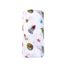 Load image into Gallery viewer, Texas Baby Muslin Swaddle Receiving Blanket - Little Hometown
