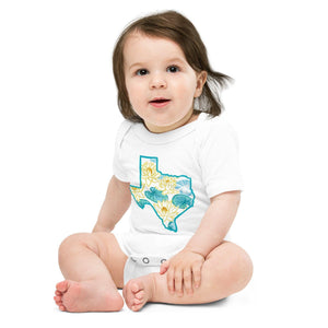 Texas Dawn Baby short sleeve one piece - Little Hometown