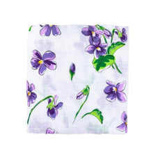 Load image into Gallery viewer, Violet Baby Muslin Swaddle Receiving Blanket - Little Hometown
