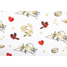 Load image into Gallery viewer, Virginia Baby Muslin Swaddle Receiving Blanket (Floral) - Little Hometown
