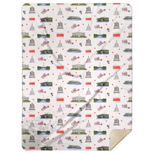 Load image into Gallery viewer, Washington D.C. Plush Throw Blanket 60x80 - Little Hometown
