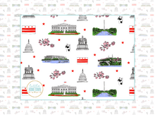Load image into Gallery viewer, Washington D.C. Plush Throw Blanket 60x80 - Little Hometown
