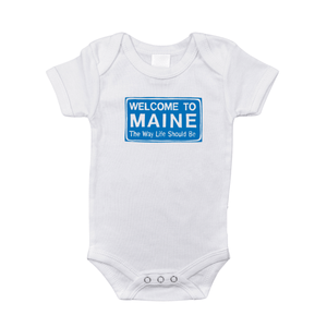 Welcome to Maine Baby Onesie - Little Hometown
